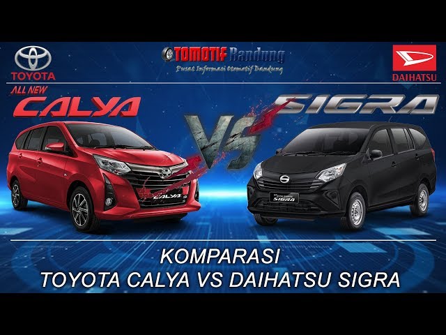 Komparasi Toyota Calya vs Daihatsu Sigra