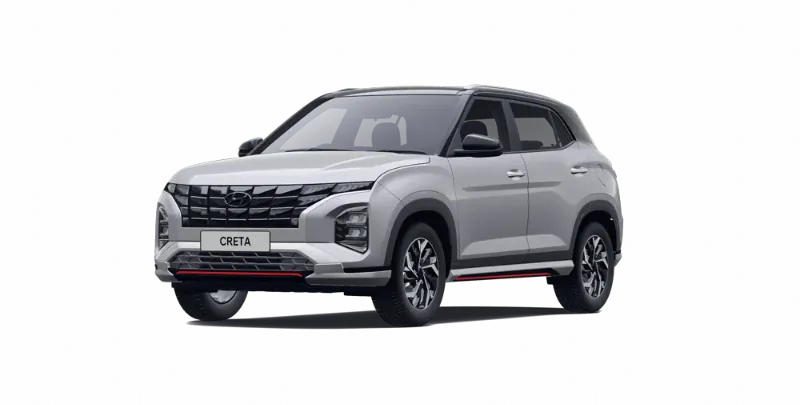 Warna Hyundai Creta Magnetic Silver Metallic with Black Roof