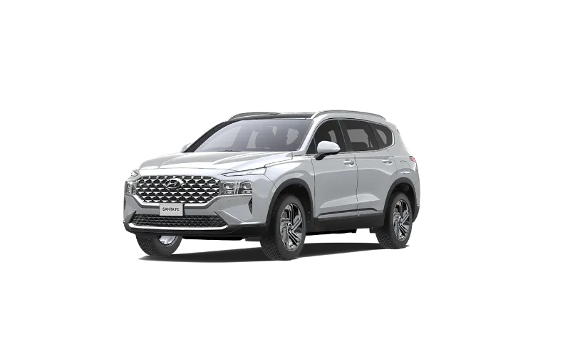 Warna Hyundai Santa Fe Glacier White Metallic