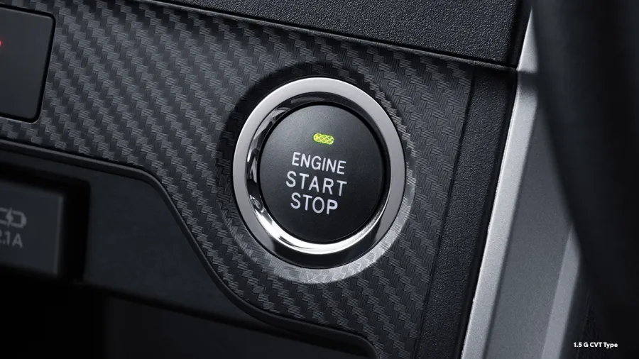 avanza interior Start/Stop Button